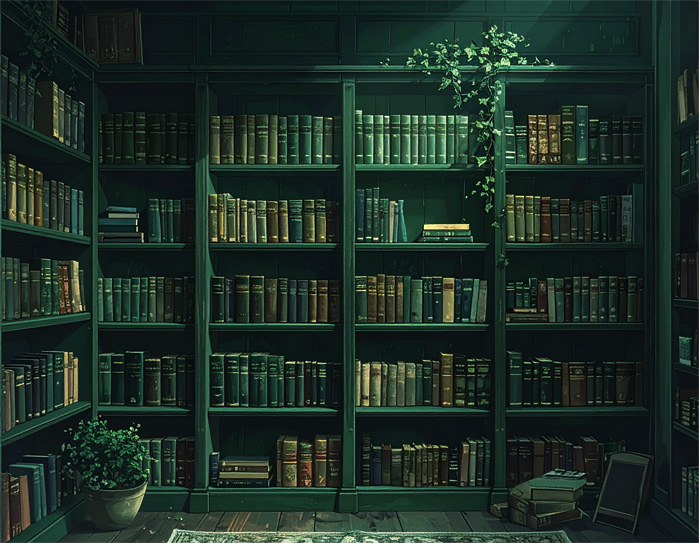 Library Bookshelf